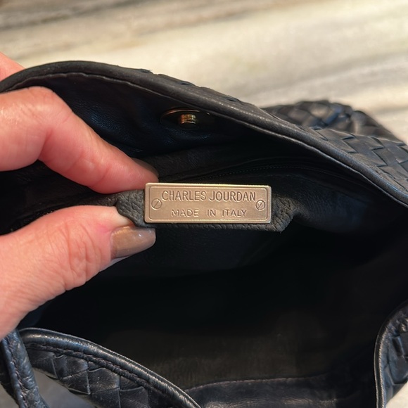 VINTAGE CHARLES JOURDAN-MADE IN ITALY -woven BOTTEGA look alike !! - Picture 5 of 8